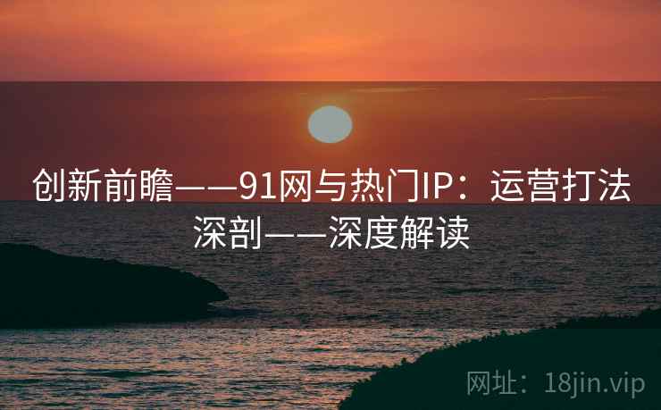 创新前瞻——91网与热门IP：运营打法深剖——深度解读