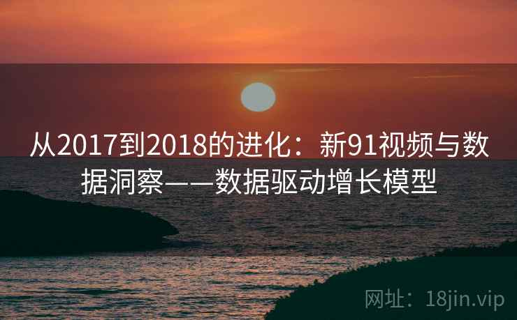 从2017到2018的进化：新91视频与数据洞察——数据驱动增长模型