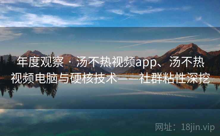 年度观察 · 汤不热视频app、汤不热视频电脑与硬核技术——社群粘性深挖 年度观察 · 汤不热视频app、汤不热视频电脑与硬核技术——社群粘性深挖