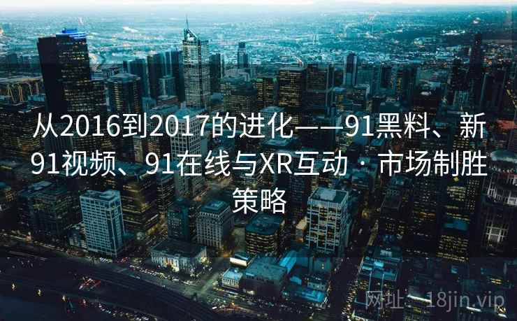 从2016到2017的进化——91黑料、新91视频、91在线与XR互动 · 市场制胜策略