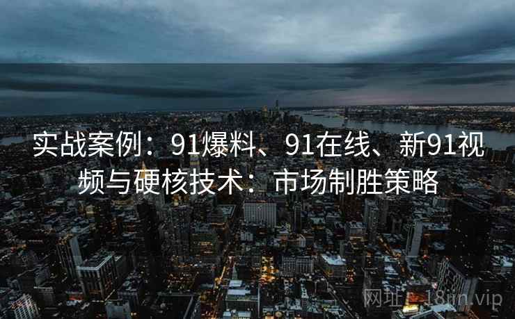 实战案例：91爆料、91在线、新91视频与硬核技术：市场制胜策略